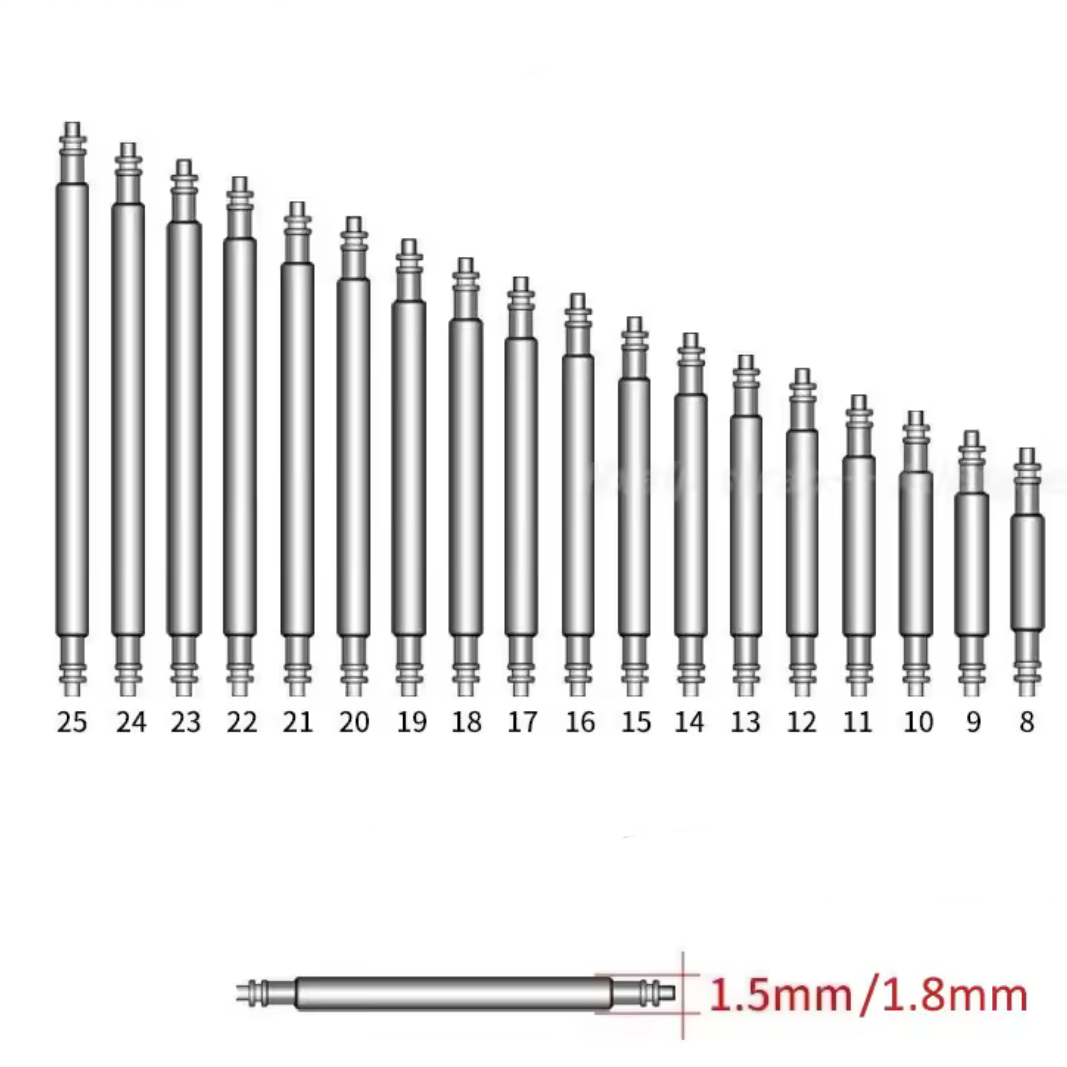 Pompes de Montre 1,5 mm ou 1,8 mm – Coffret Atelier