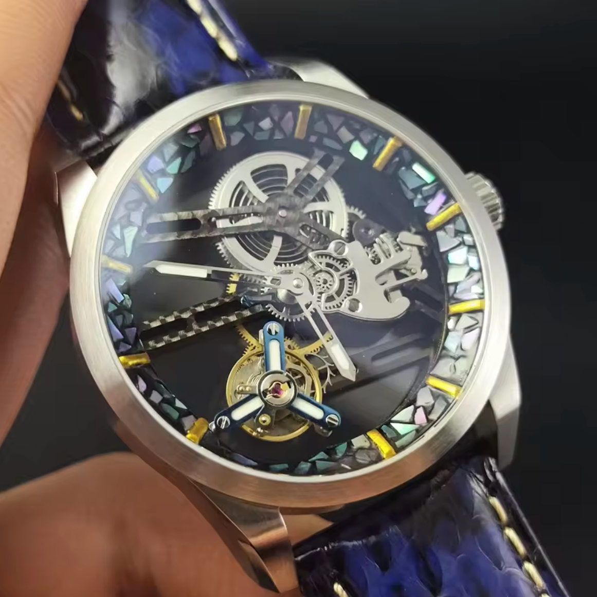 Huasuo 42mm - Méca Manuelle - Tourbillon Squelette