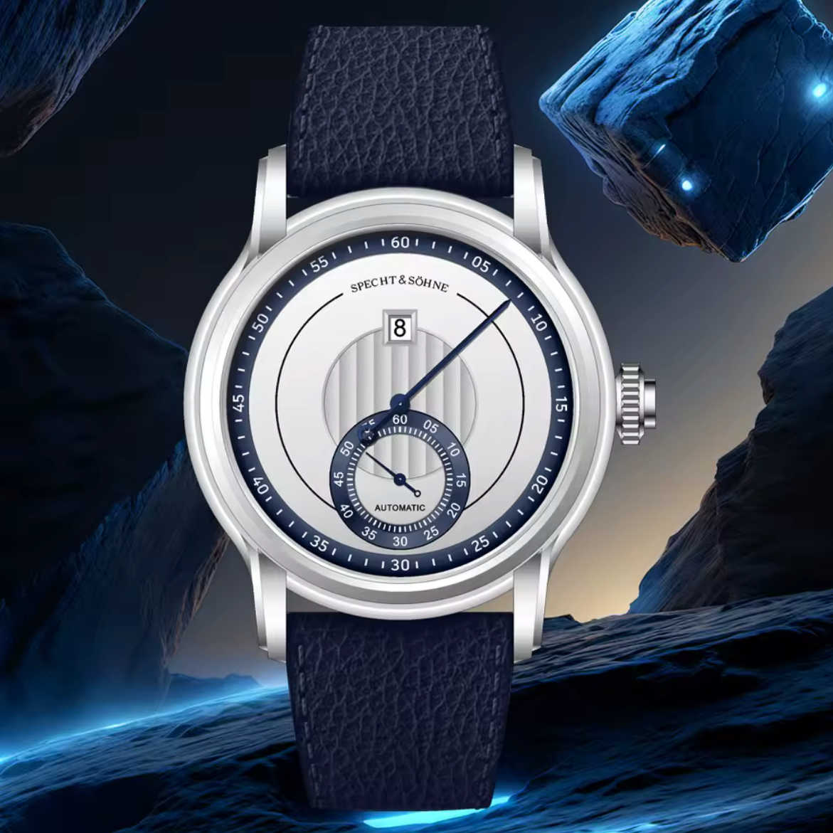 Specht & Söhne 40mm - Auto Jump Hour – Affichage Sautant
