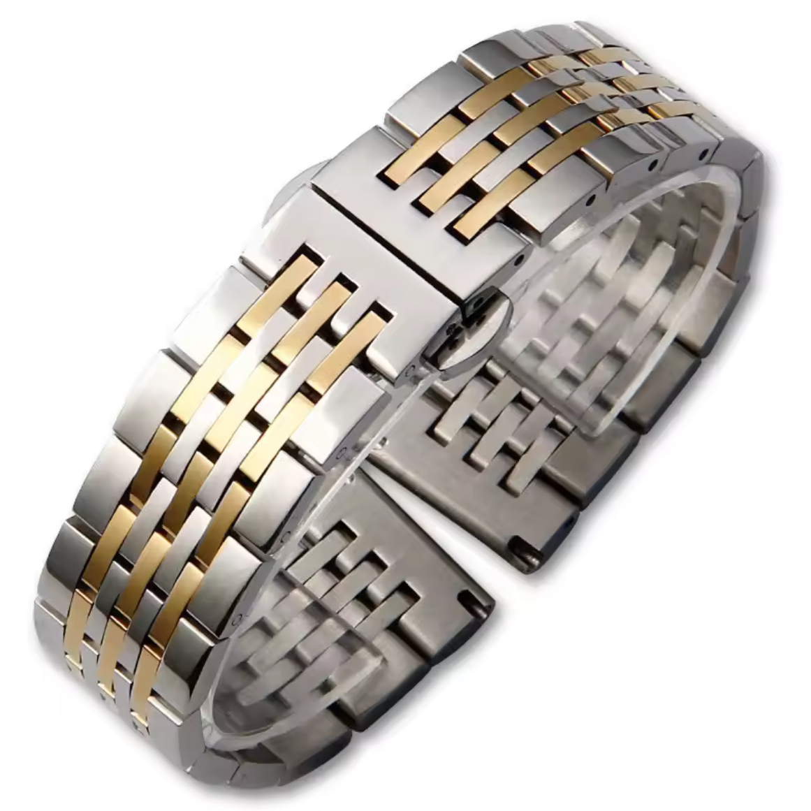 Bracelet Montre Acier Beads Acier Or