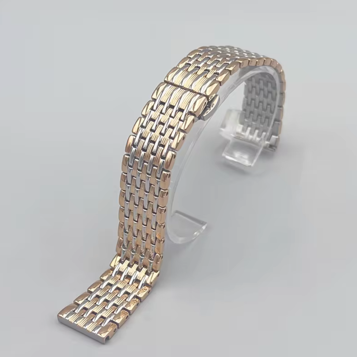 Bracelet Montre Acier Brick Acier Or Rose
