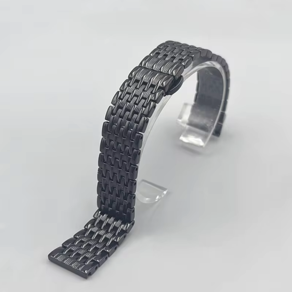 Bracelet Montre Acier Brick Noir