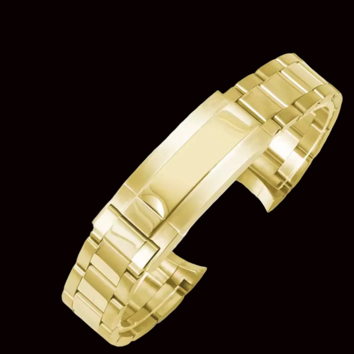 Bracelet Montre Acier Oyster Or