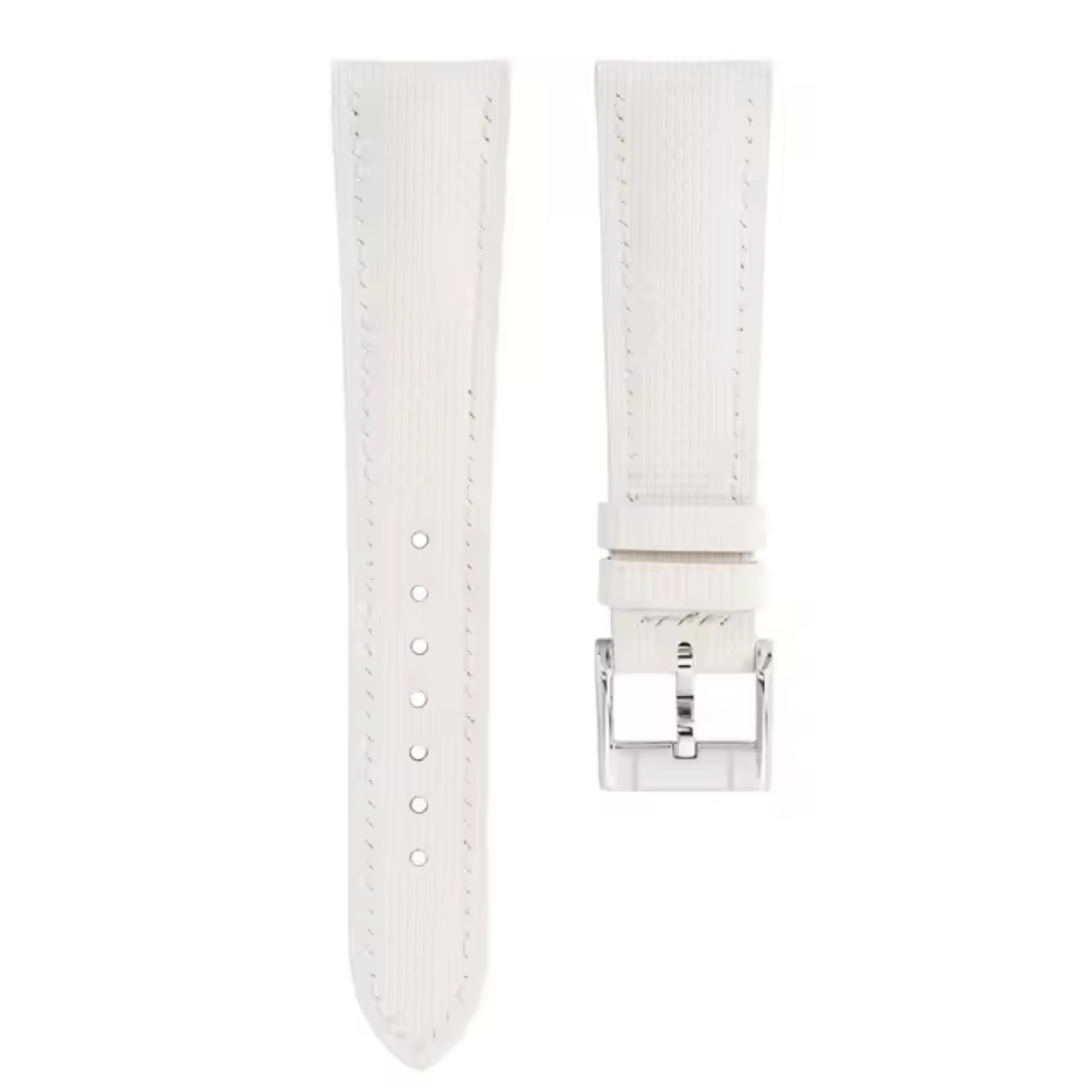 Bracelet Montre Caoutchouc Sailcloth Blanc