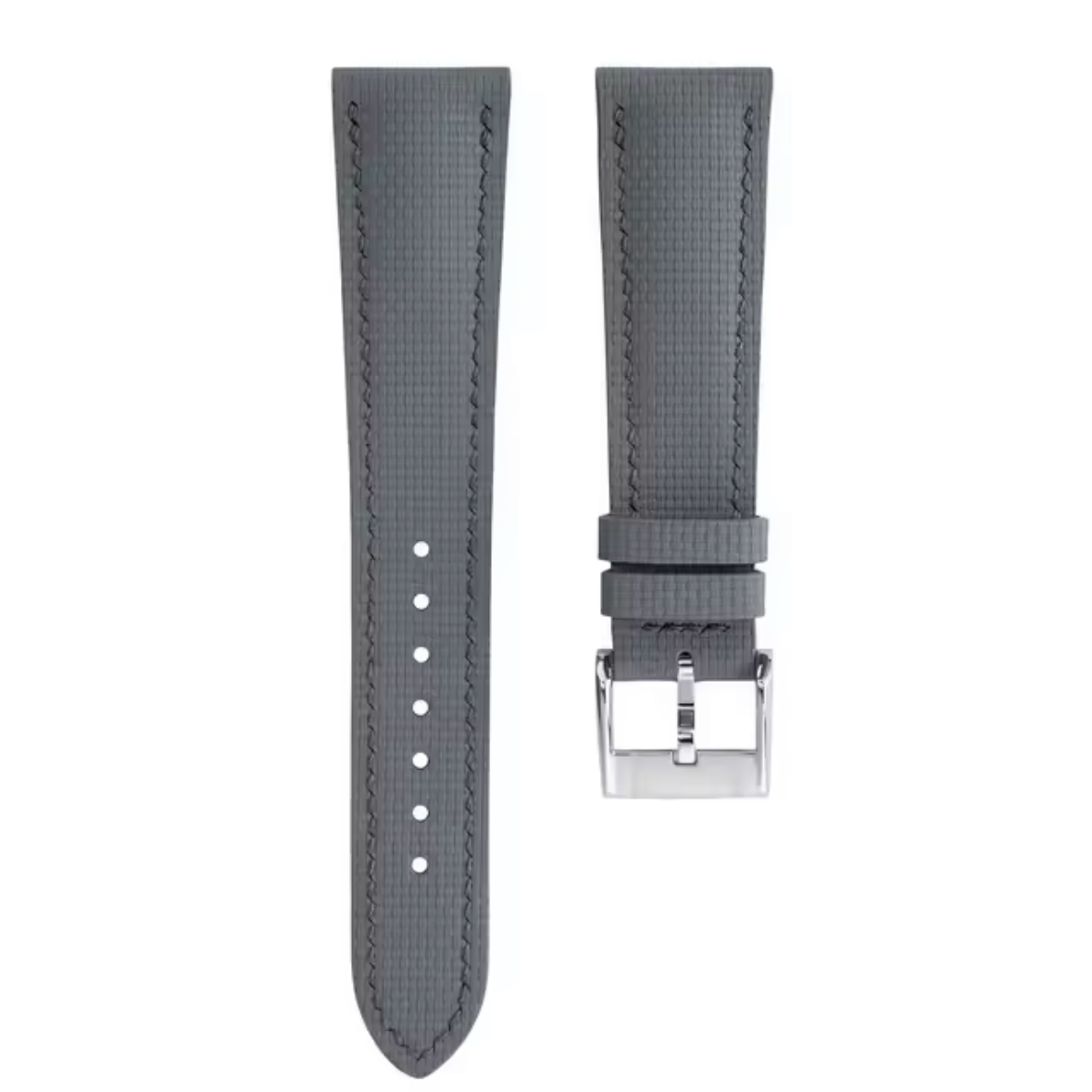 Bracelet Montre Caoutchouc Sailcloth Gris