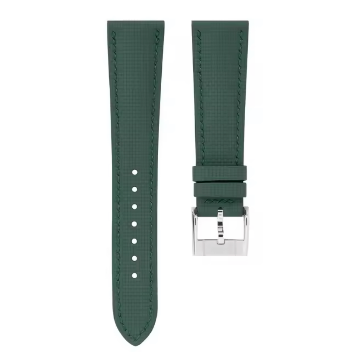 Bracelet Montre Caoutchouc Sailcloth Vert