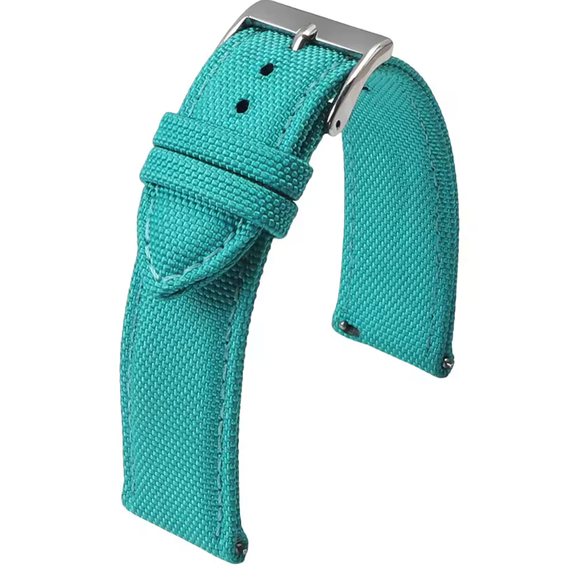 Bracelet Montre Caoutchouc Seatbelt Bleu 