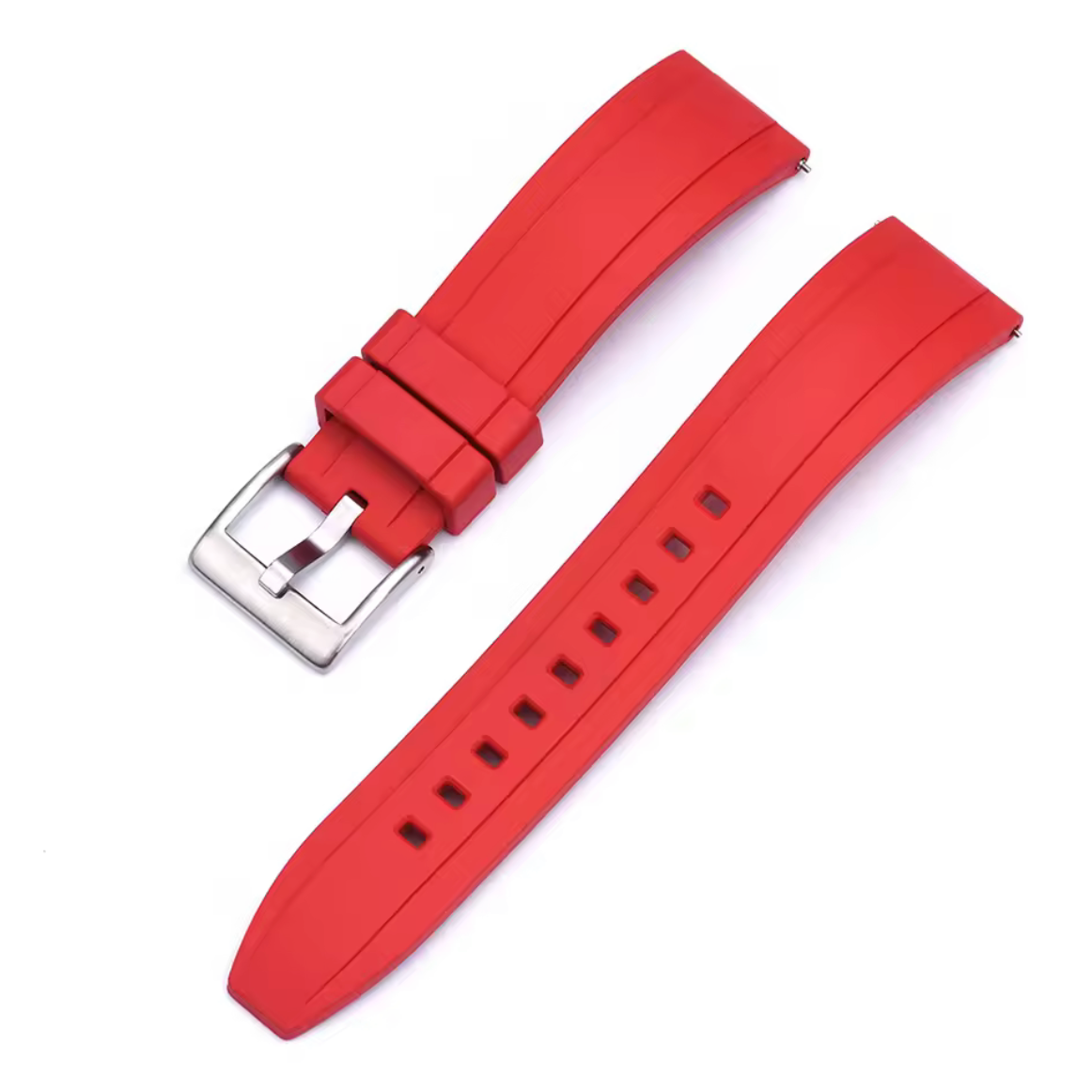 Bracelet Montre Caoutchouc Smooth Rouge
