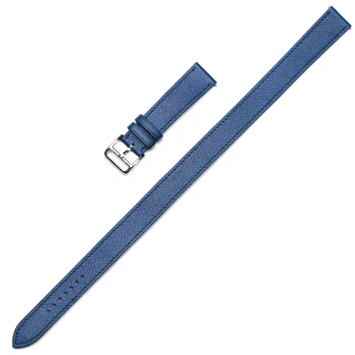 Bracelet Montre Cuir Double Tour Bleu