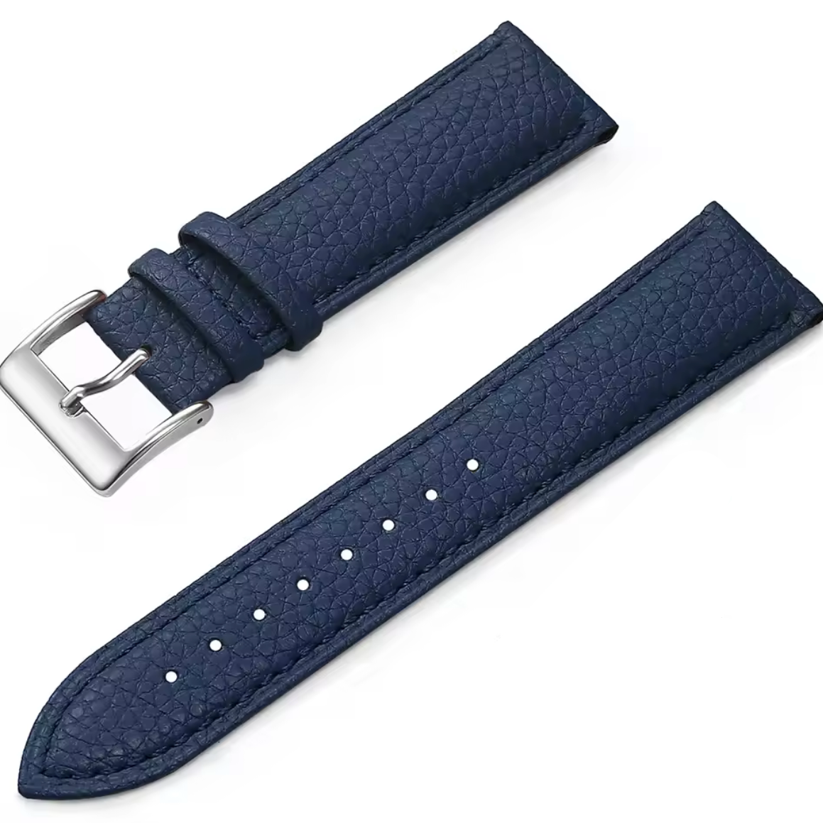 Bracelet Montre Cuir Grain Marine