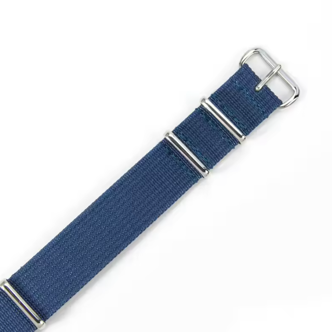 Bracelet Montre Tissu Nato Bleu