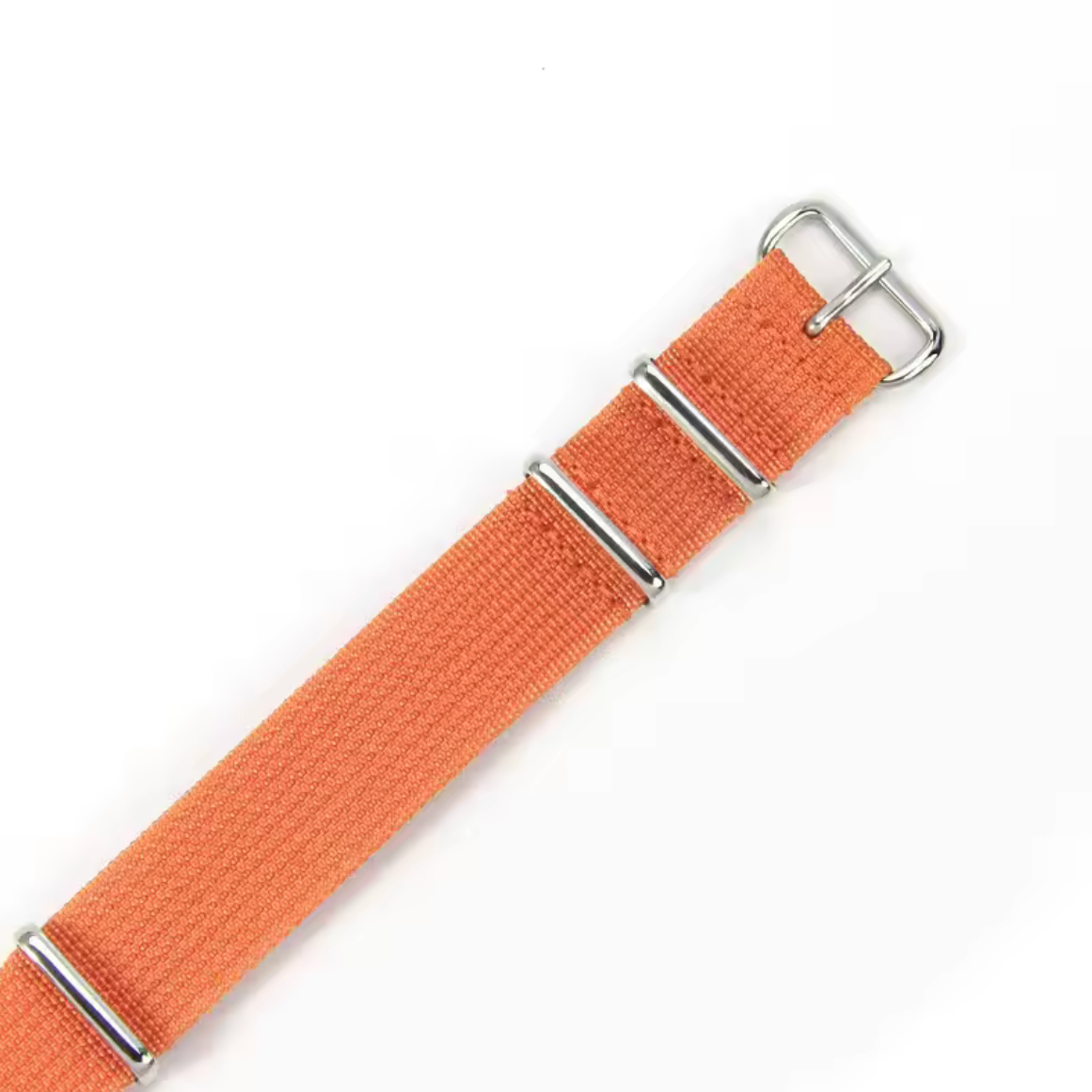 Bracelet Montre Tissu Nato Orange