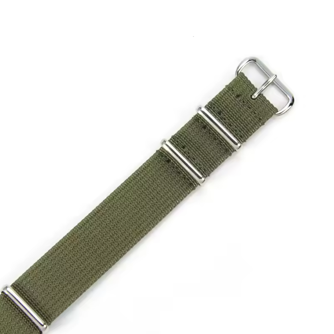Bracelet Montre Tissu Nato Vert