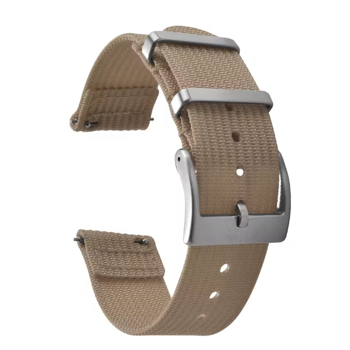 Bracelet Montre Tissu Split Beige