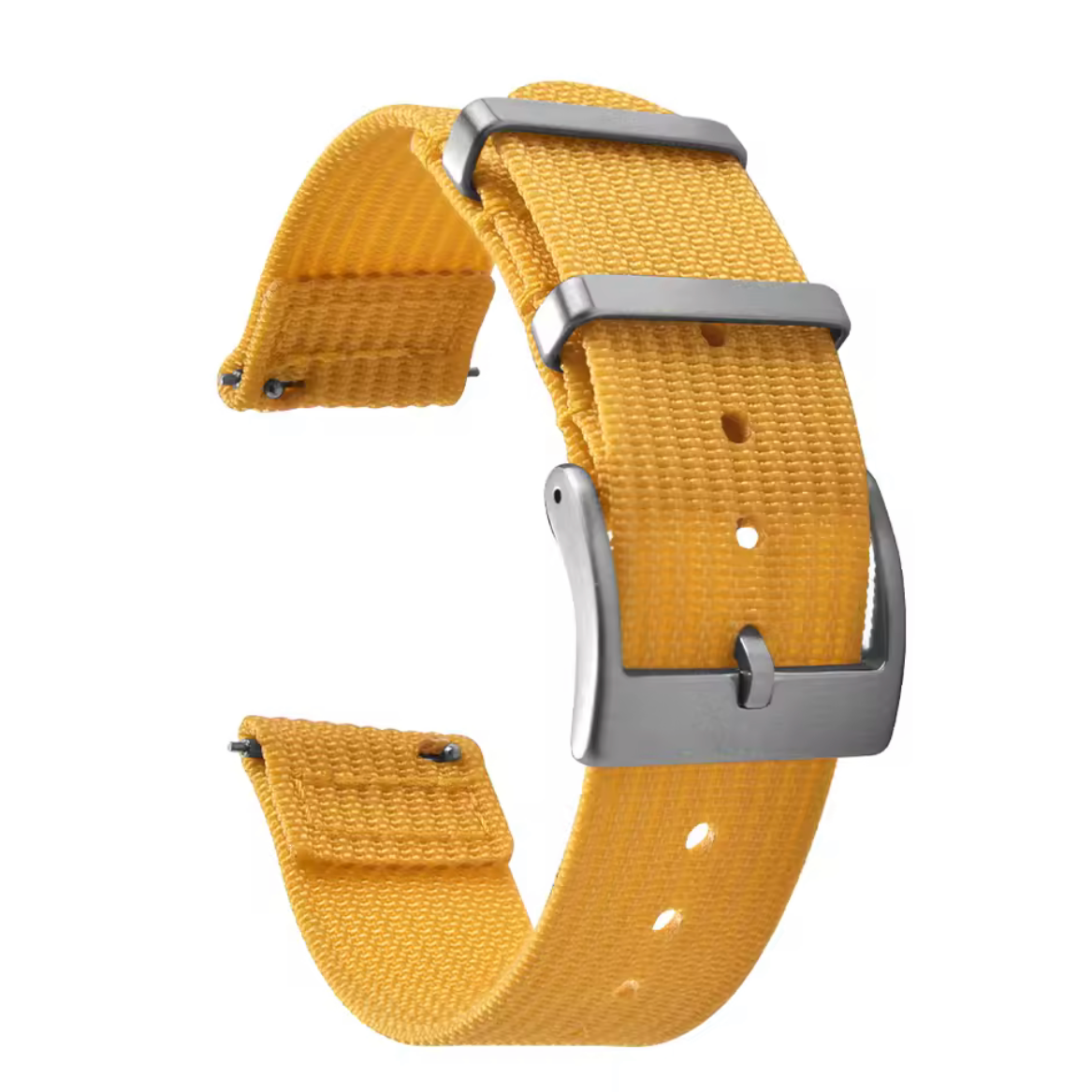Bracelet Montre Tissu Split Jaune