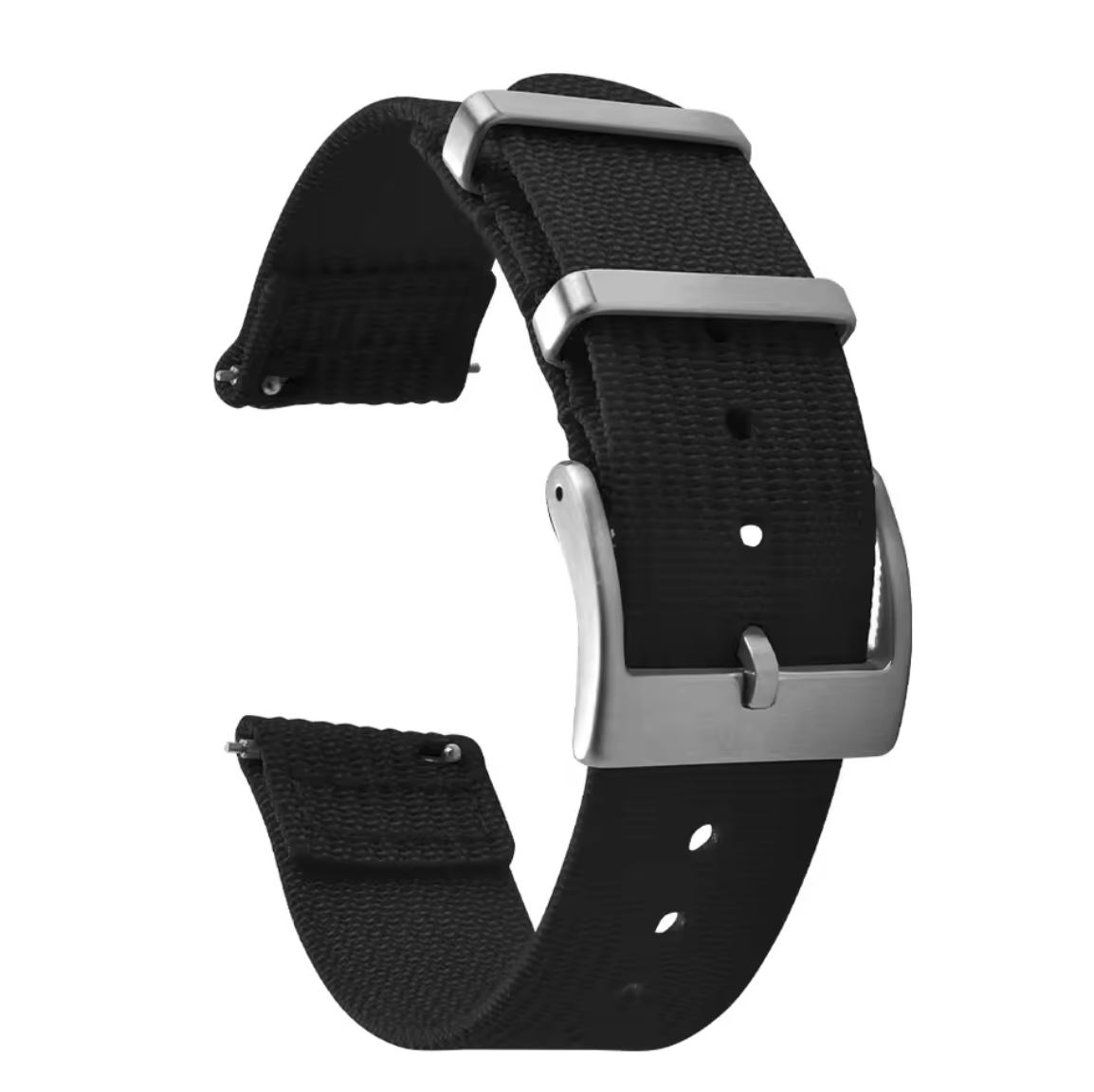Bracelet Montre Tissu Split Noir