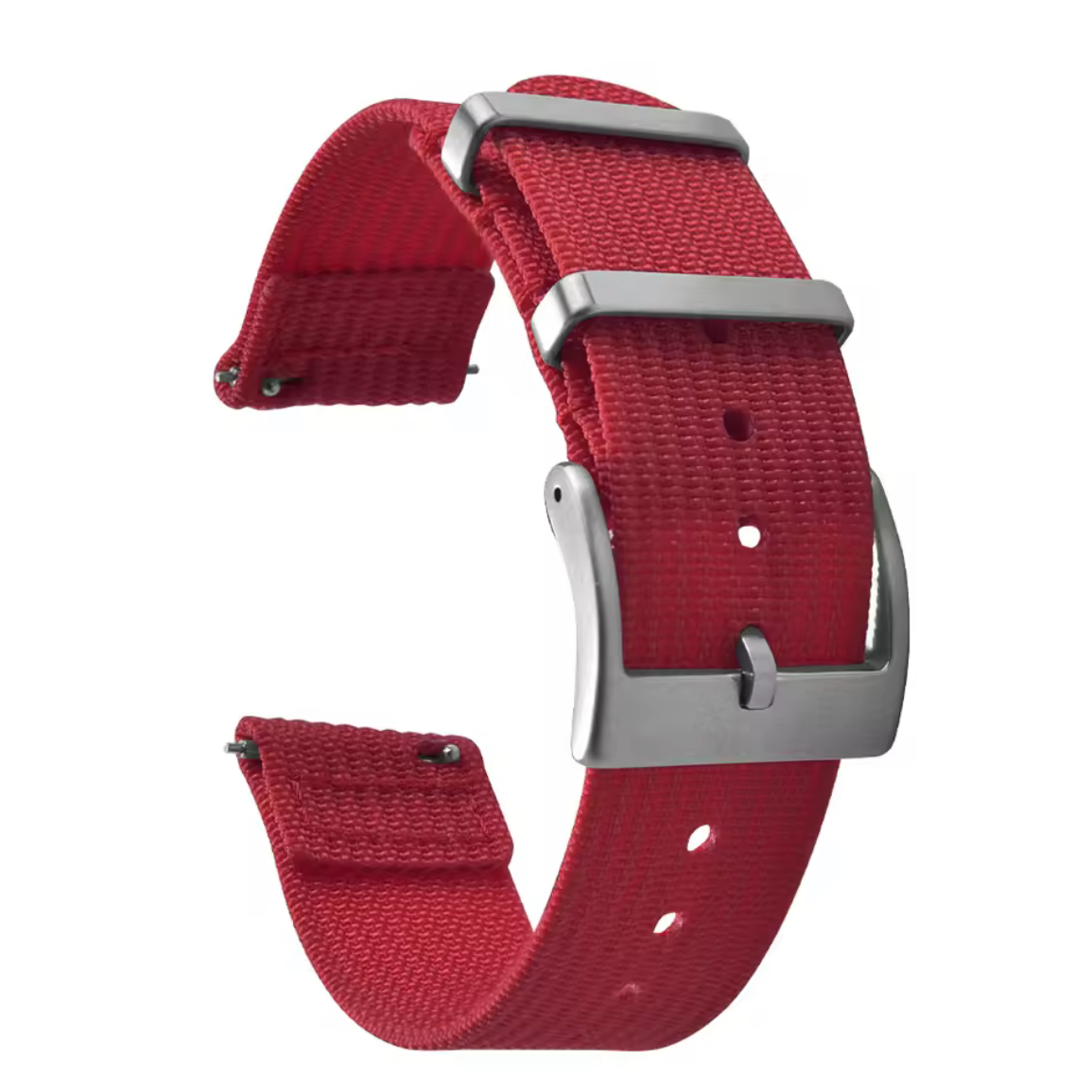 Bracelet Montre Tissu Split Rouge