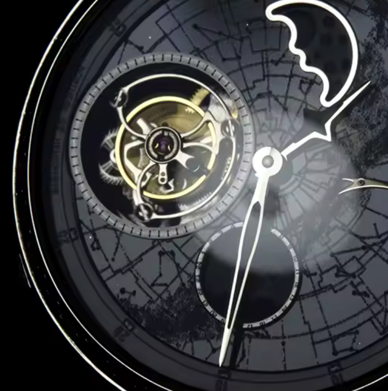 Seakoss 42mm - Auto Manufacturé - Tourbillon Phase de Lune