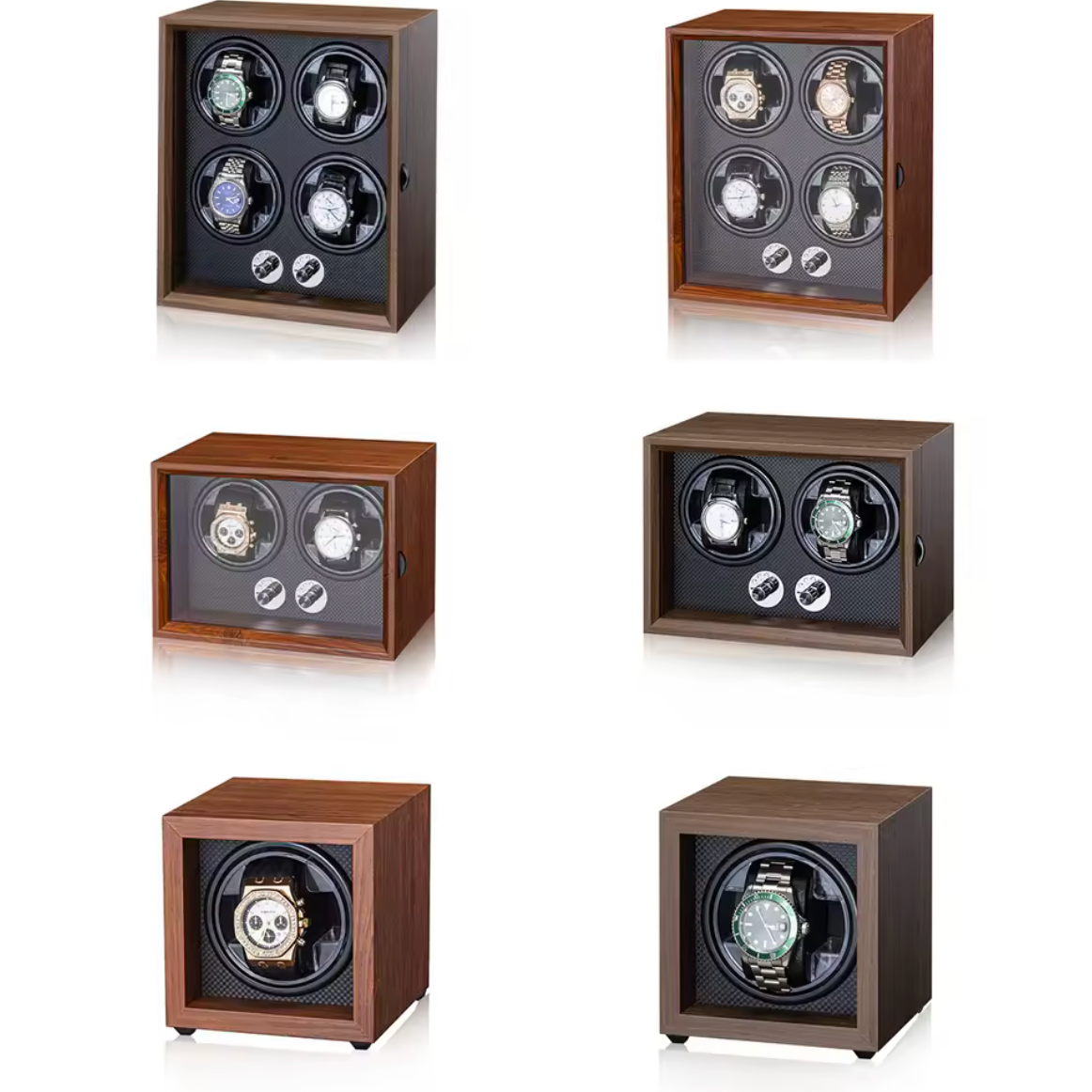 Remontoir Automatique 1, 2 ou 4 Montres - Bois