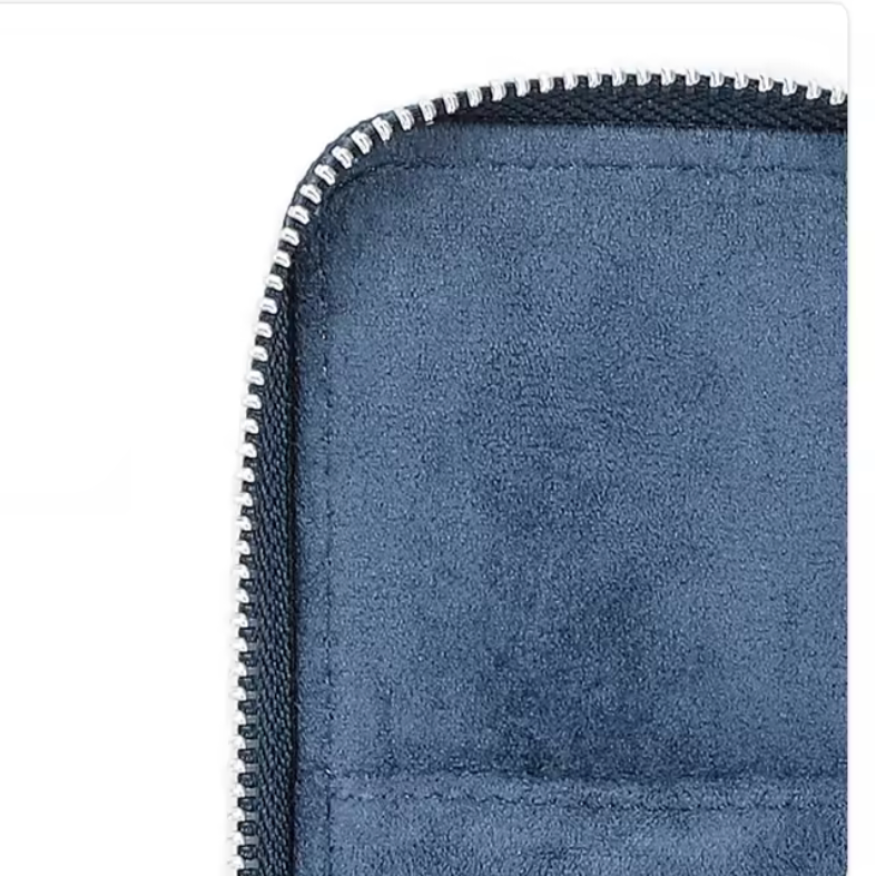 Étui de voyage zippé en cuir - 6 couleurs