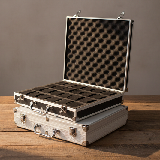 Valise Coffret 24 Montres - Aluminium