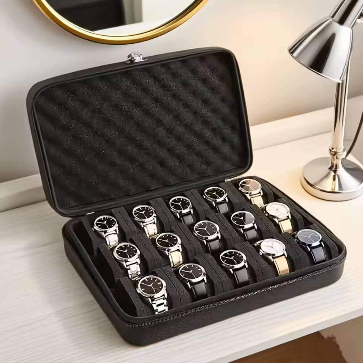 Étui de Rangement 15 Montres