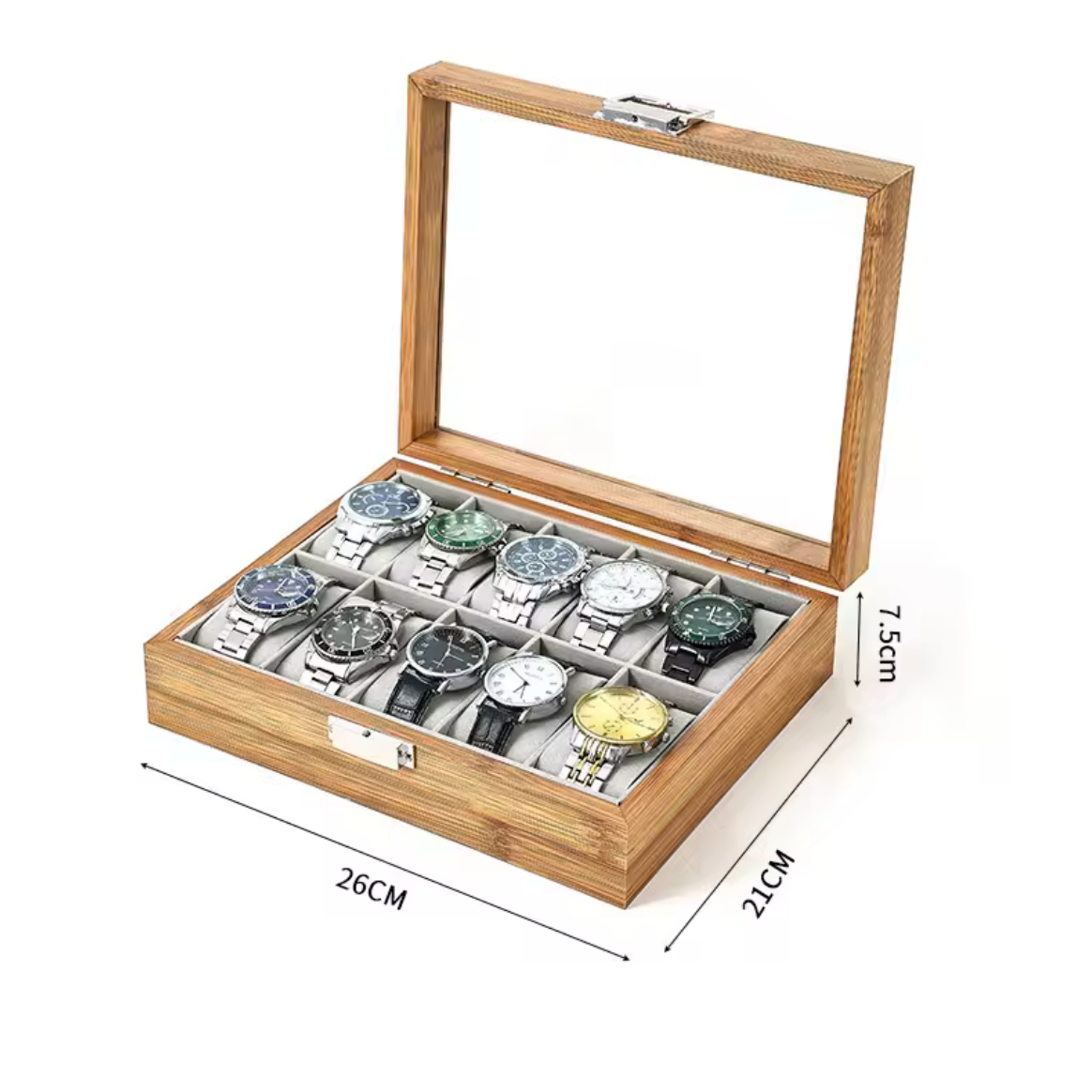 Coffret Montre Bambou 10