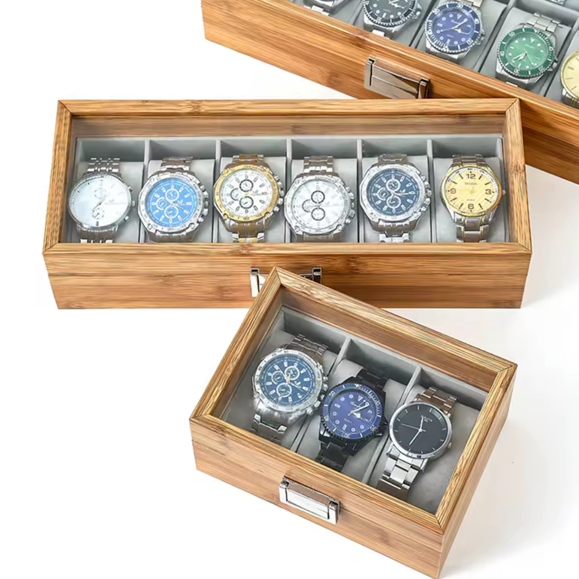 Coffret Montre Bambou Tailles