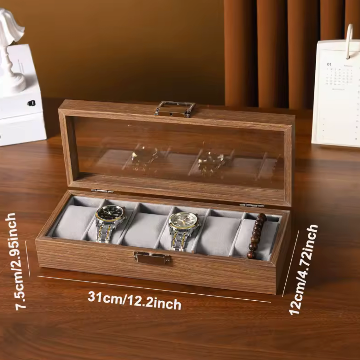 Coffret Montre Bois 6