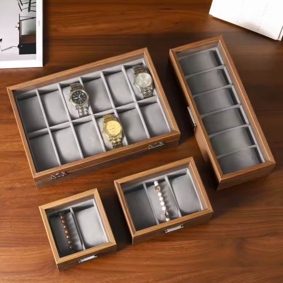 Coffret Montre Bois Tailles