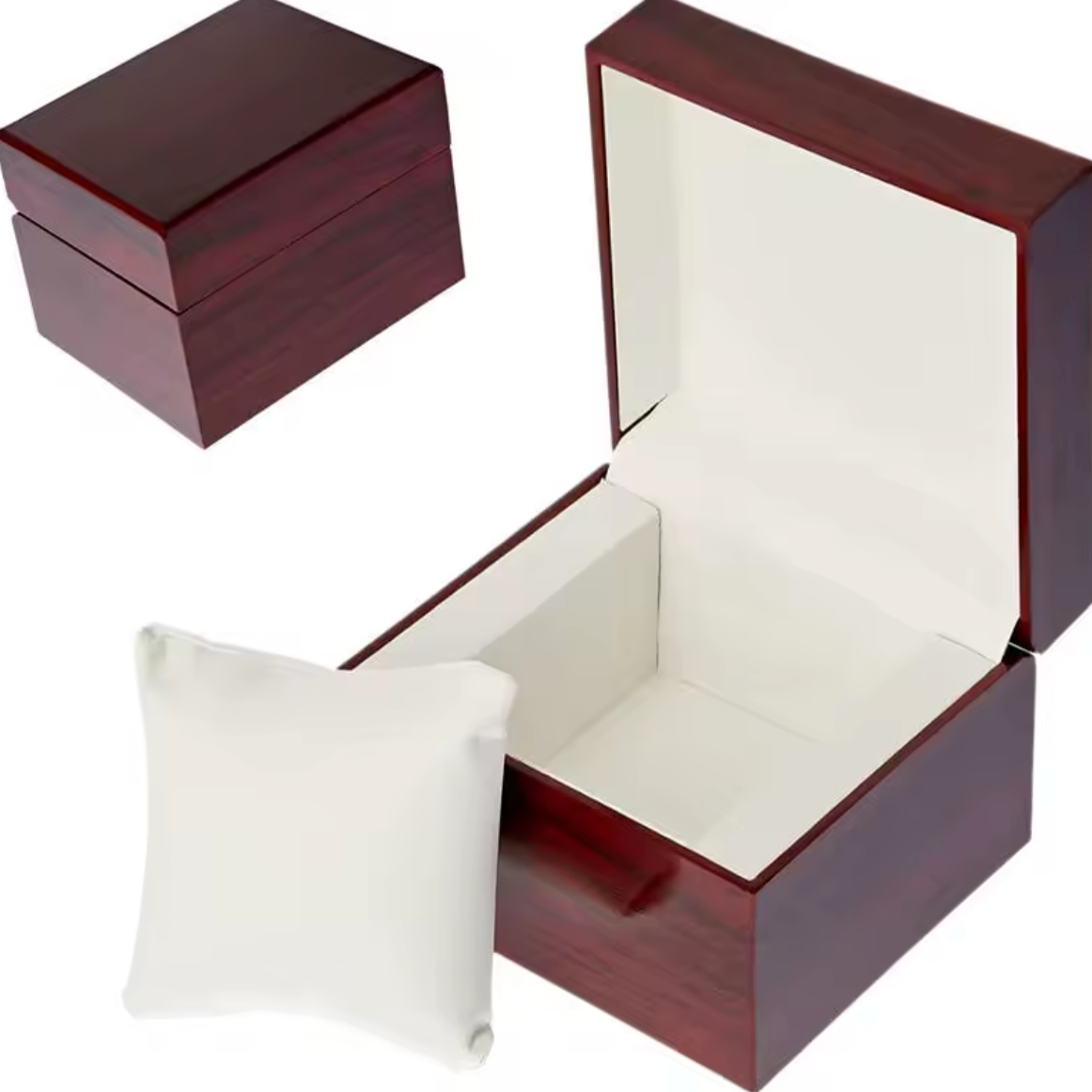 Ecrin Montre Bois Individuel Presentation