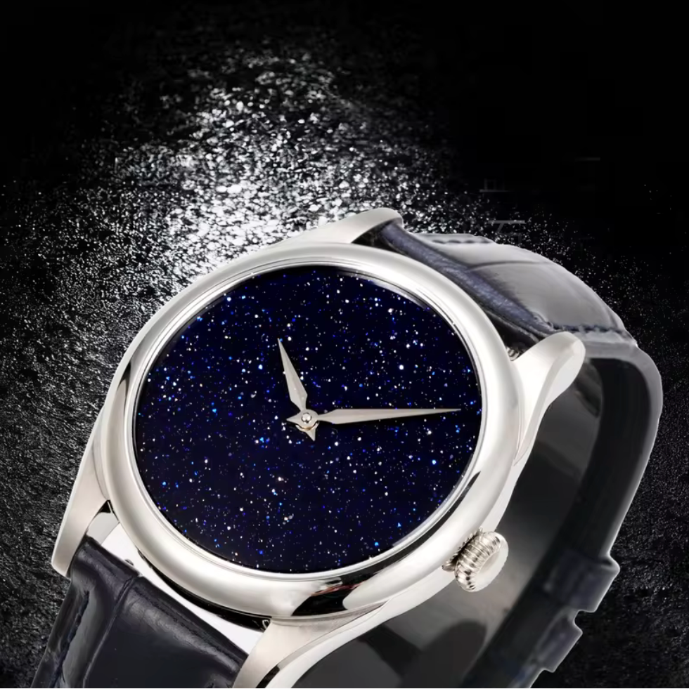 Huasuo 38mm - Auto SW200 - Cadran Pierre Naturelle