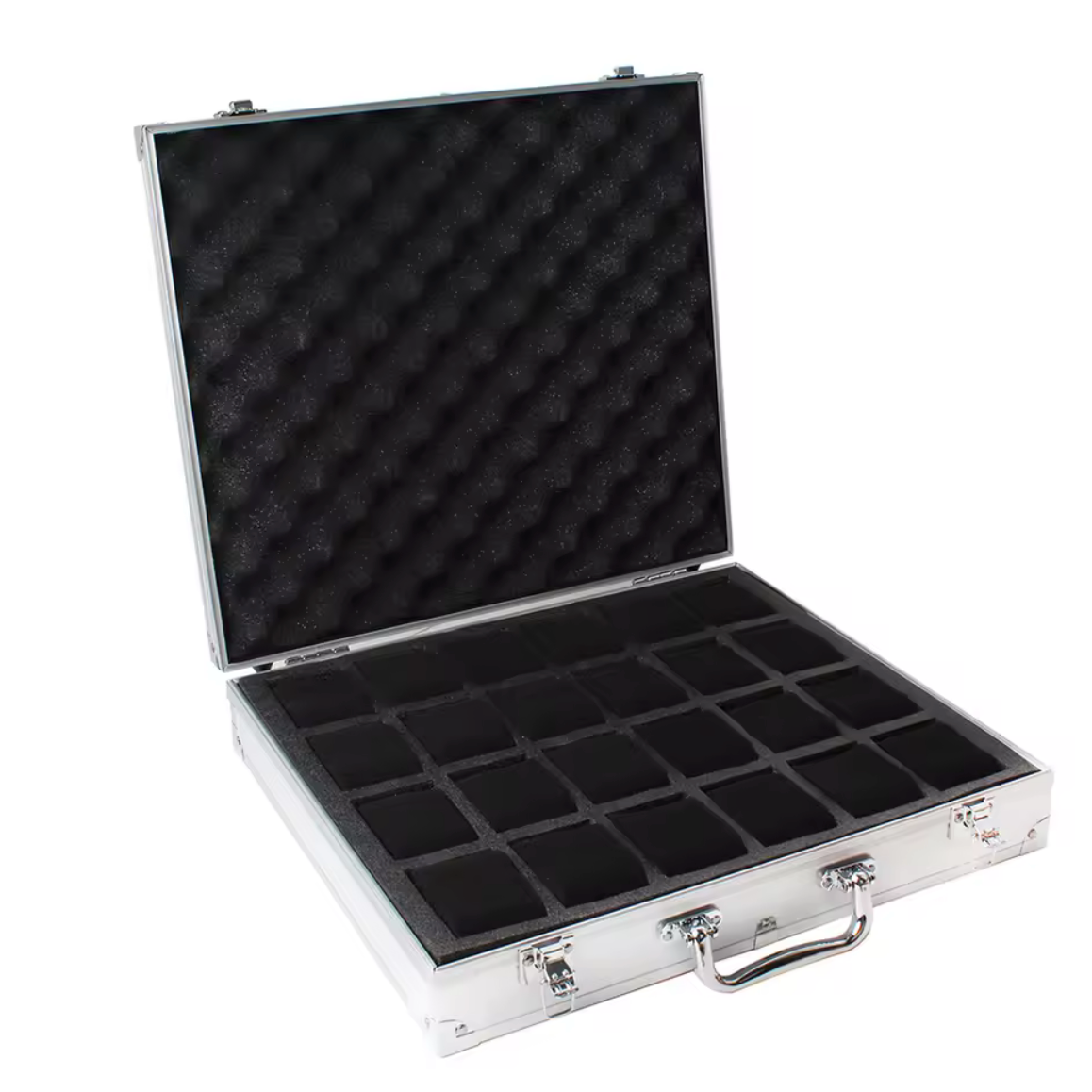 Valise Coffret 24 Montres - Aluminium
