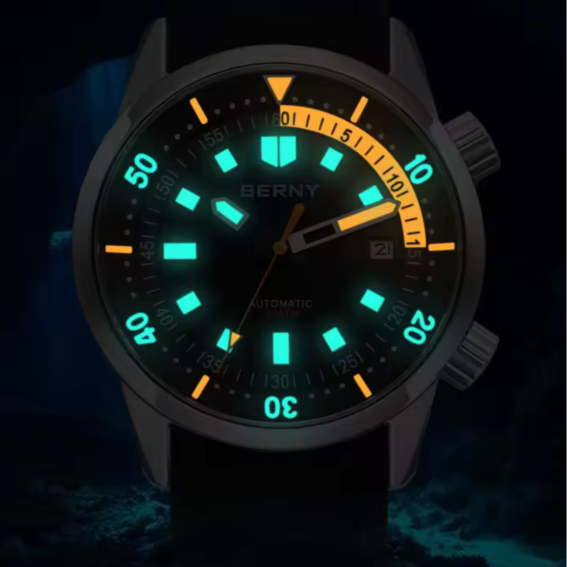 Berny 42mm – Auto Miyota 8215 - Plongée 200m