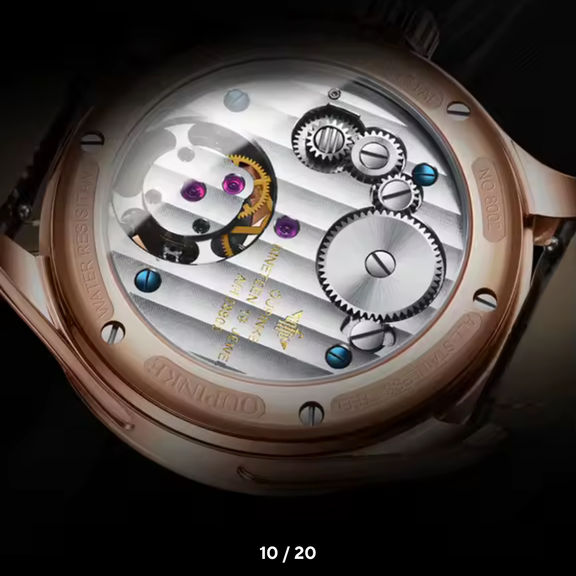 Oupinke 42mm - Méca Manuelle - Tourbillon Réserve 70h