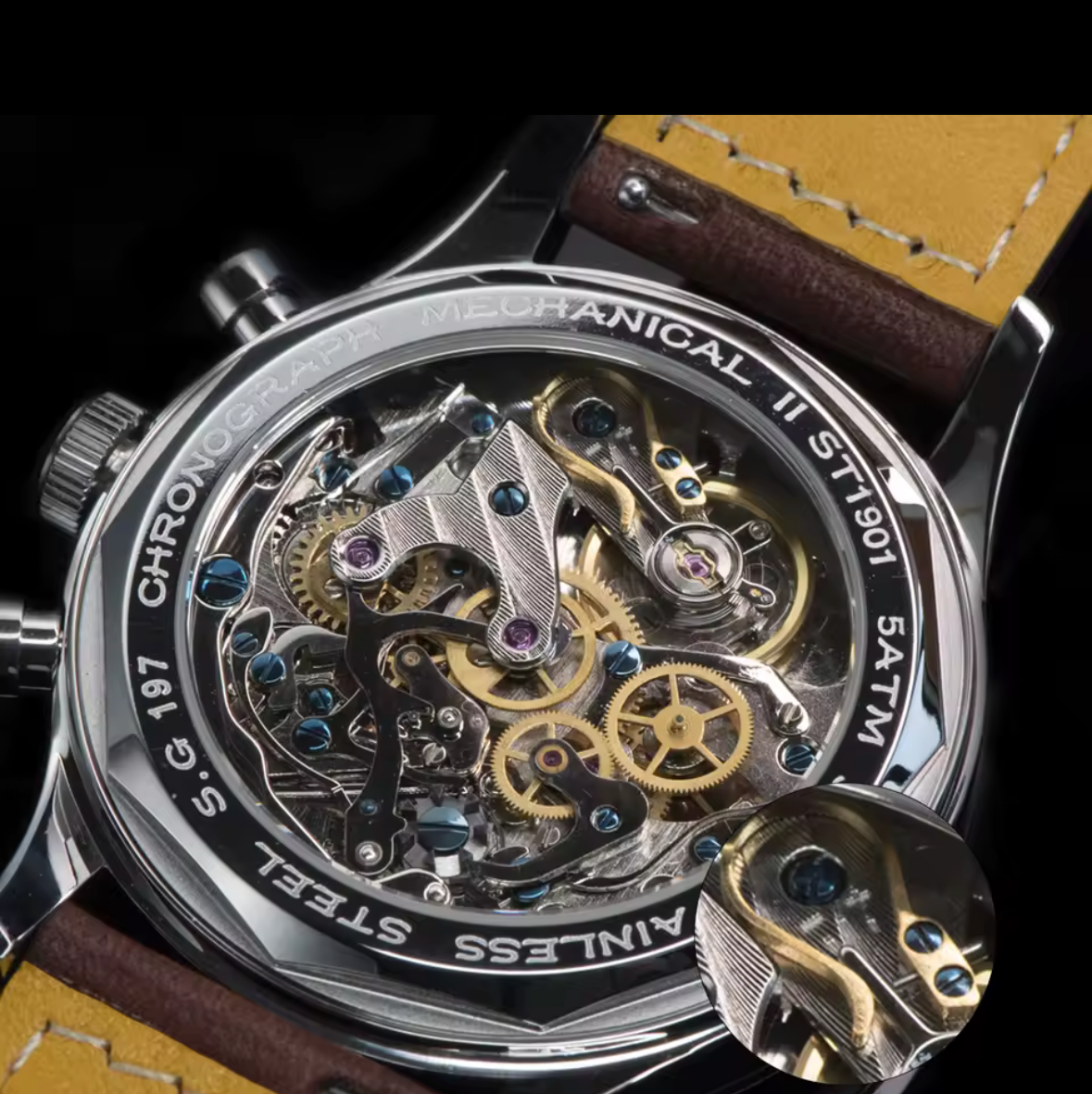 Sugess 40mm - Chrono Méca ST19 – Racing