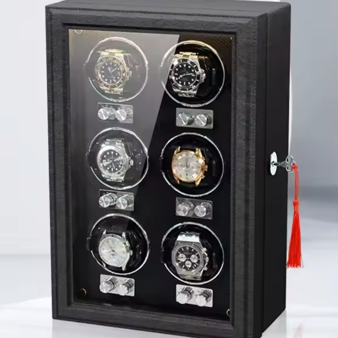 Remontoir Automatique 6 Montres – Jaune ou Noir