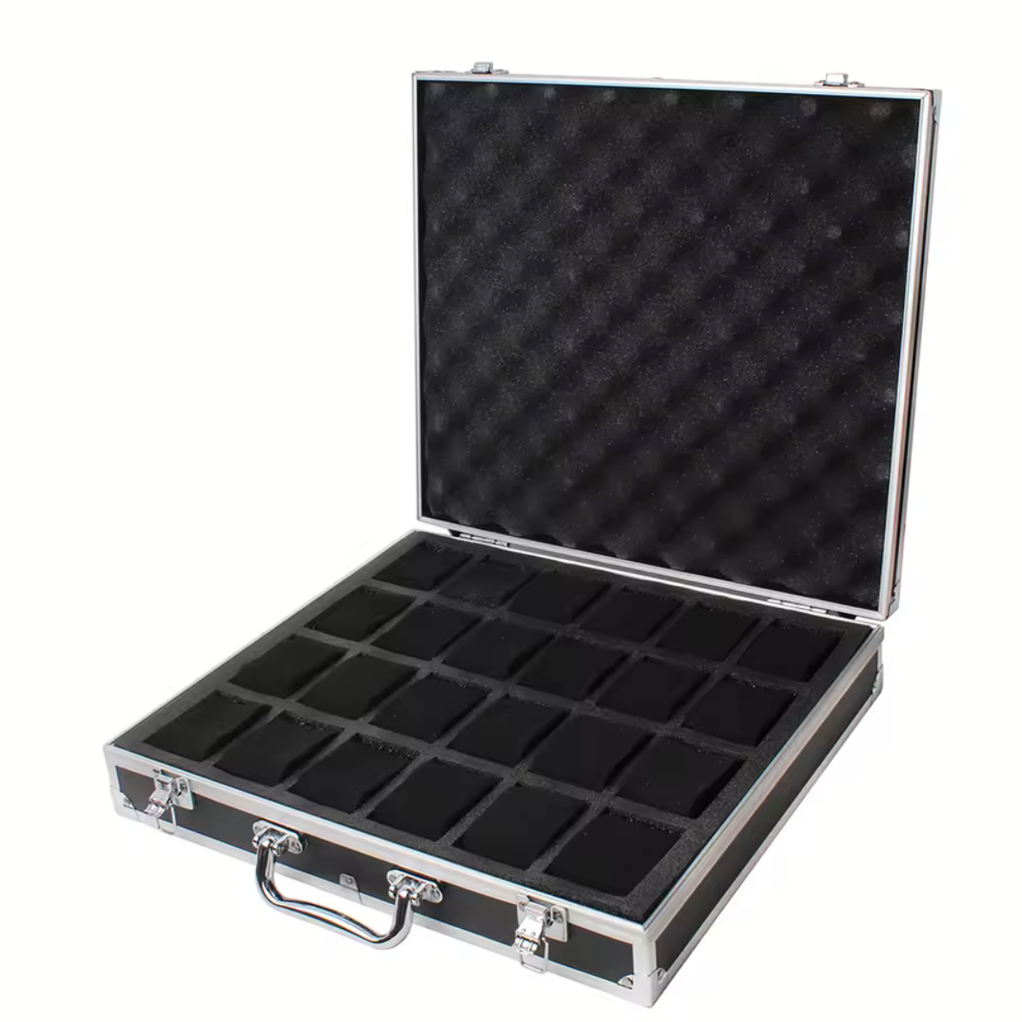 Valise Coffret 24 Montres - Aluminium