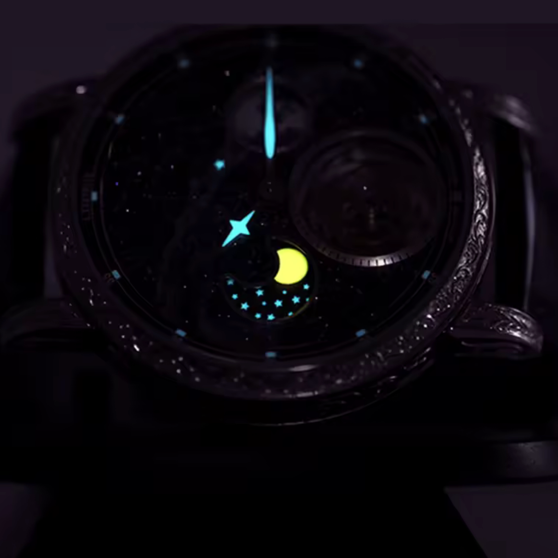 Seakoss 42mm - Auto Manufacturé - Tourbillon Phase de Lune