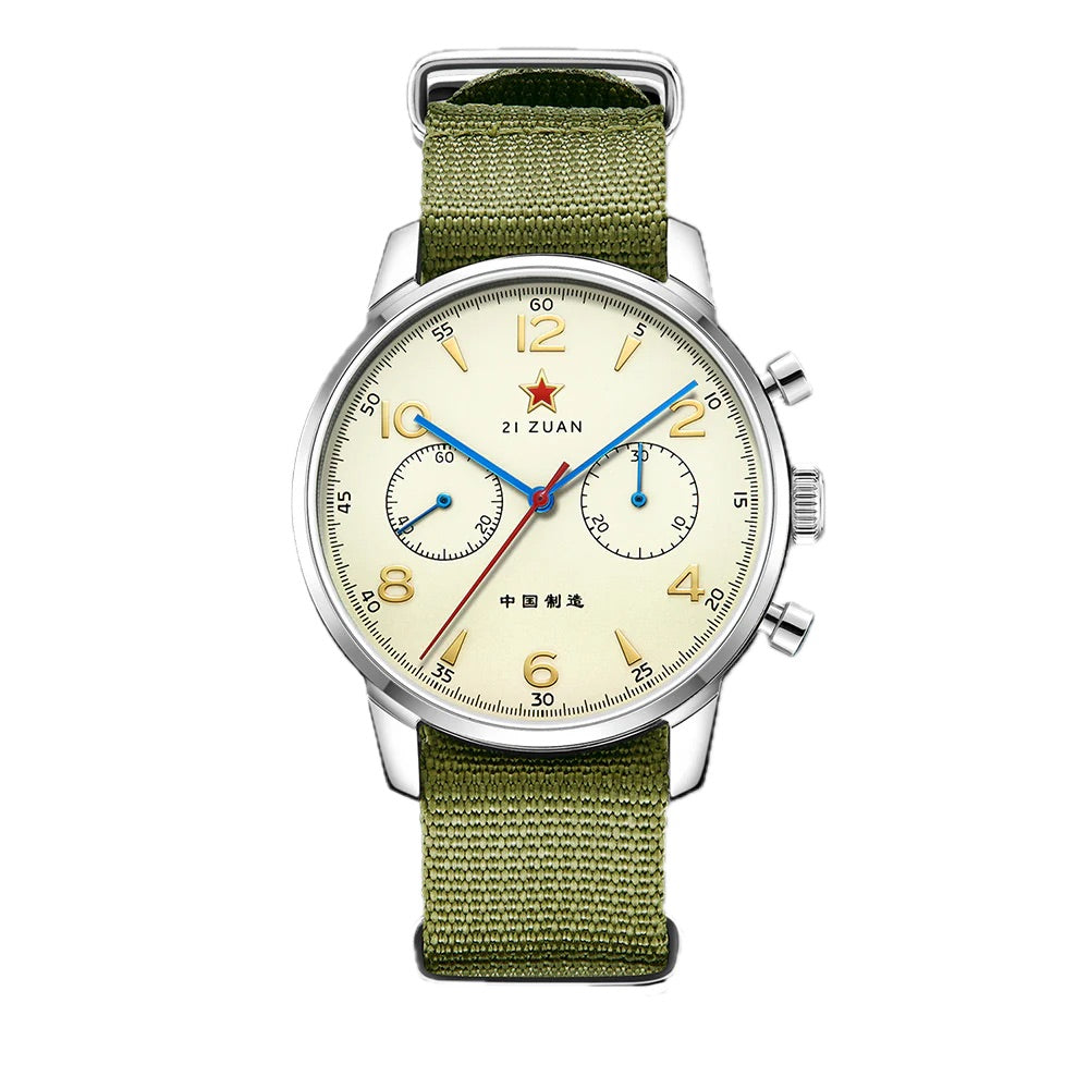 21 Zuan 38/40mm – Chrono Méca ST1901 - Aviation 1960