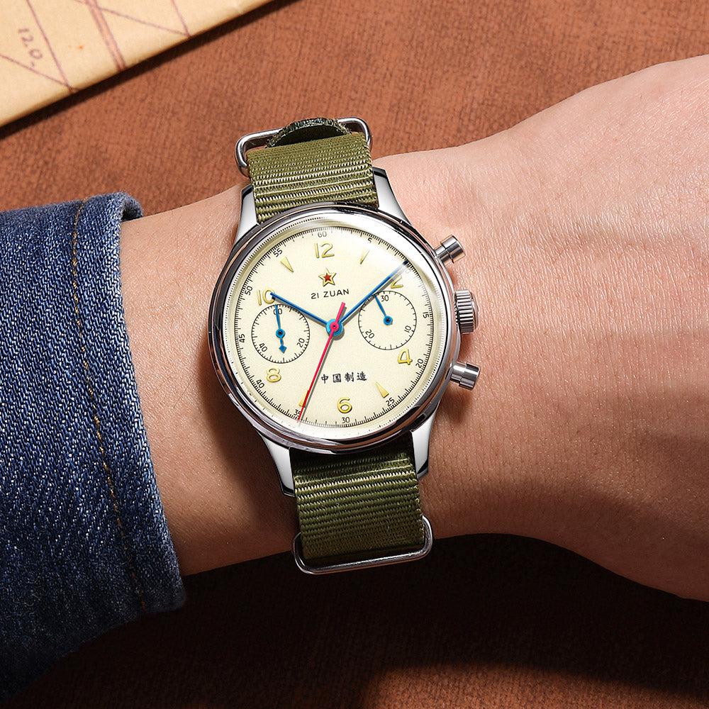 21 Zuan 38/40mm – Chrono Méca ST1901 - Aviation 1960