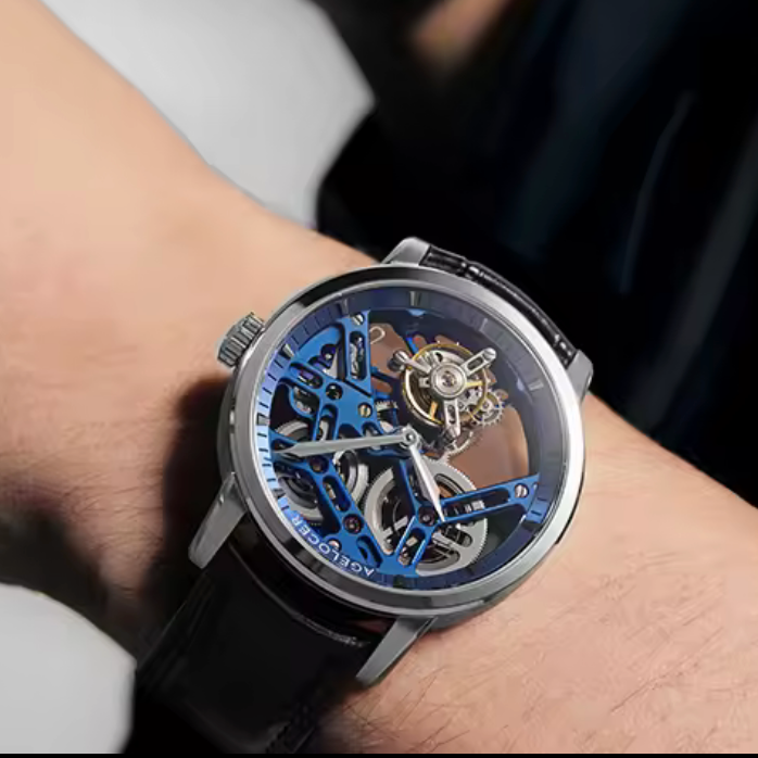 Agelocer 42mm - Auto A9001 - Tourbillon Squelette Réserve 80h