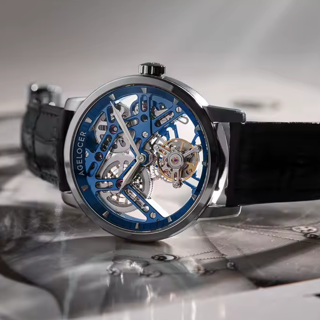 Agelocer 42mm - Auto A9001 - Tourbillon Squelette Réserve 80h