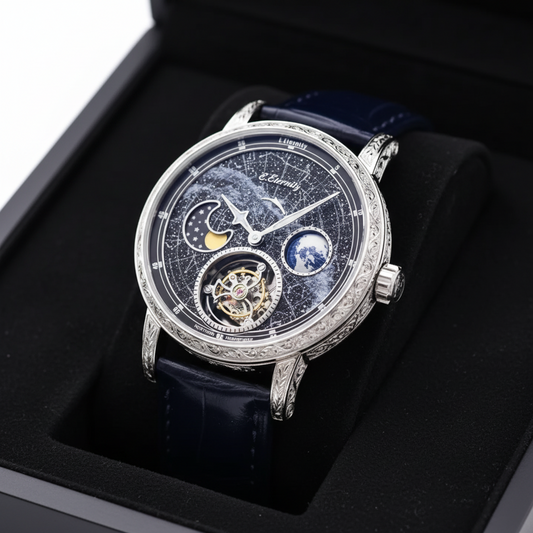 Seakoss 42mm - Auto Manufacturé - Tourbillon Phase de Lune