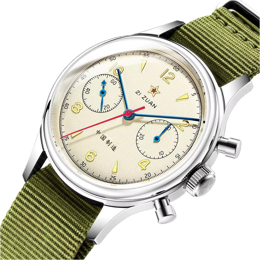 21 Zuan 38/40mm – Chrono Méca ST1901 - Aviation 1960