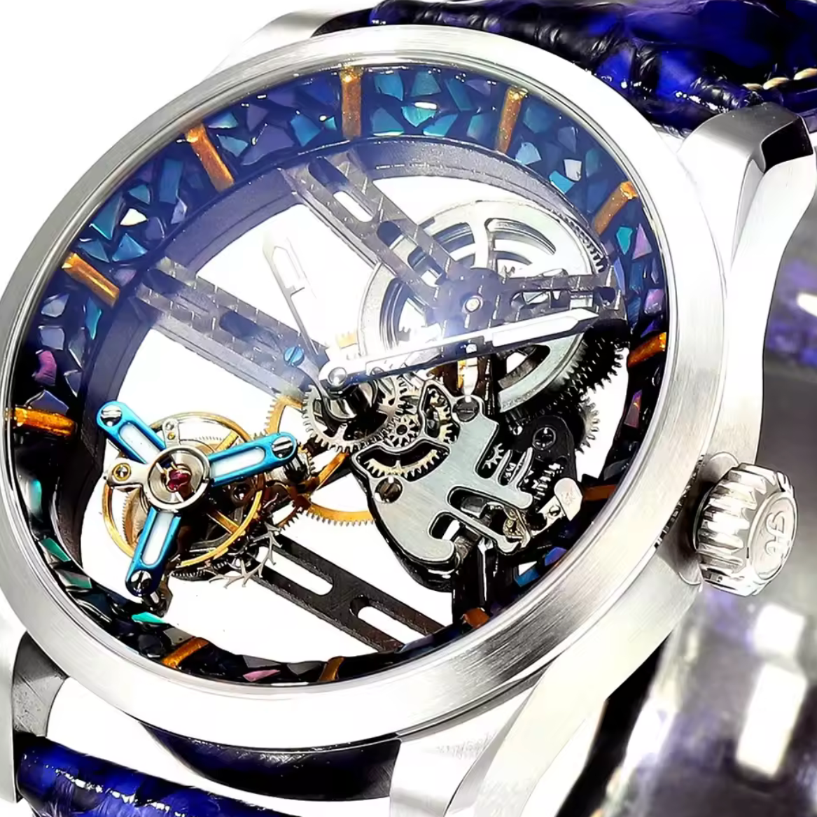Huasuo 42mm - Méca Manuelle - Tourbillon Squelette