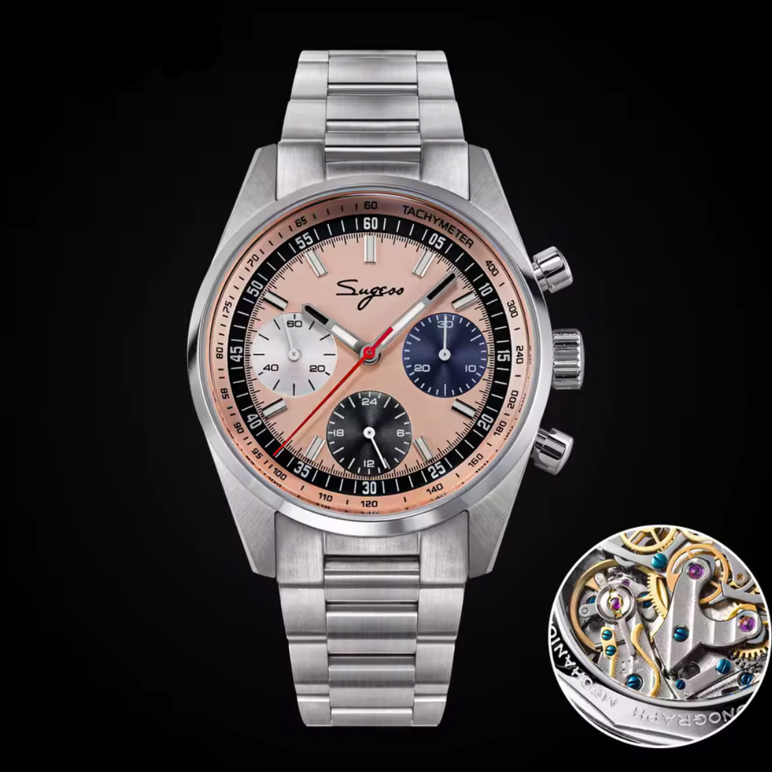 Sugess 38mm – Chrono Méca ST1903