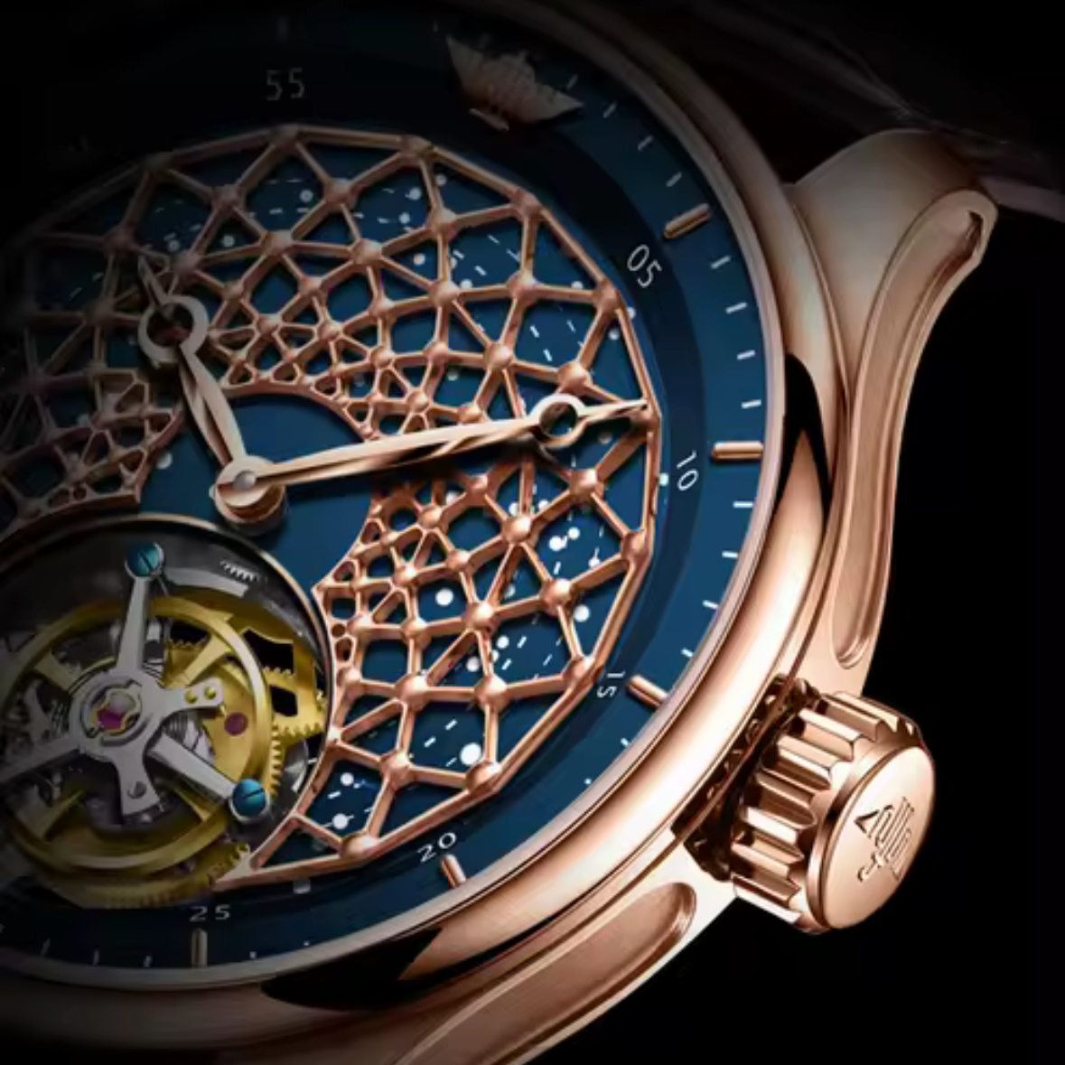 Oupinke 42mm - Méca Manuelle - Tourbillon Réserve 70h