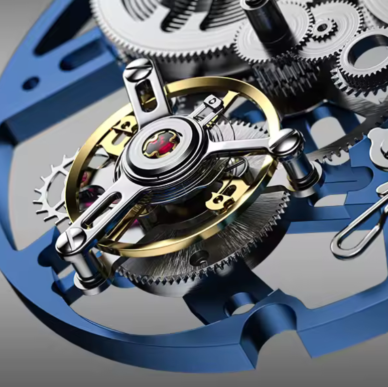 Agelocer 42mm - Auto A9001 - Tourbillon Squelette Réserve 80h